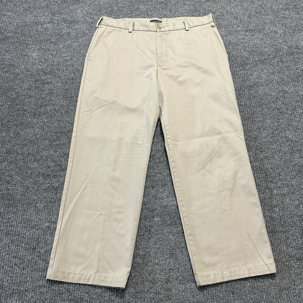 IZOD American Chino Mens Pants‎ Size 36x29 Beige Classic Fit Cotton Mid Rise